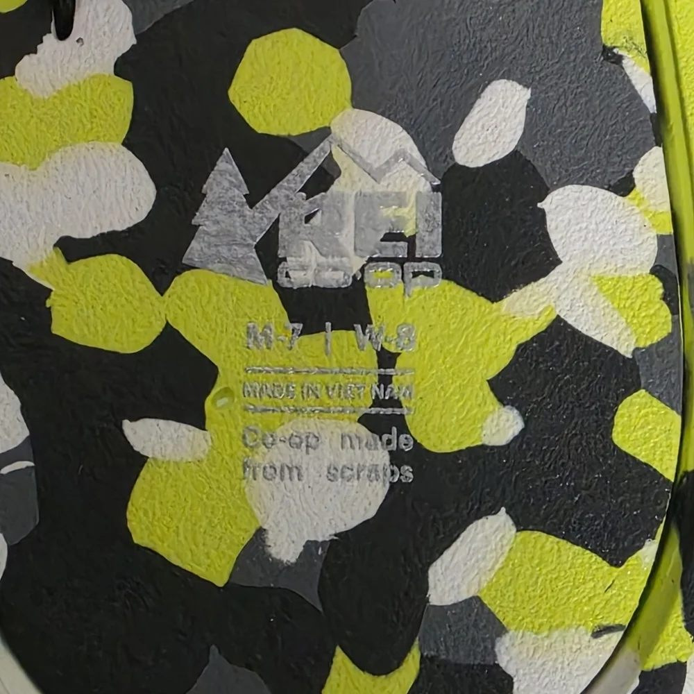 REI Co-op Recycled Wide Strap Neon Flip-Flops